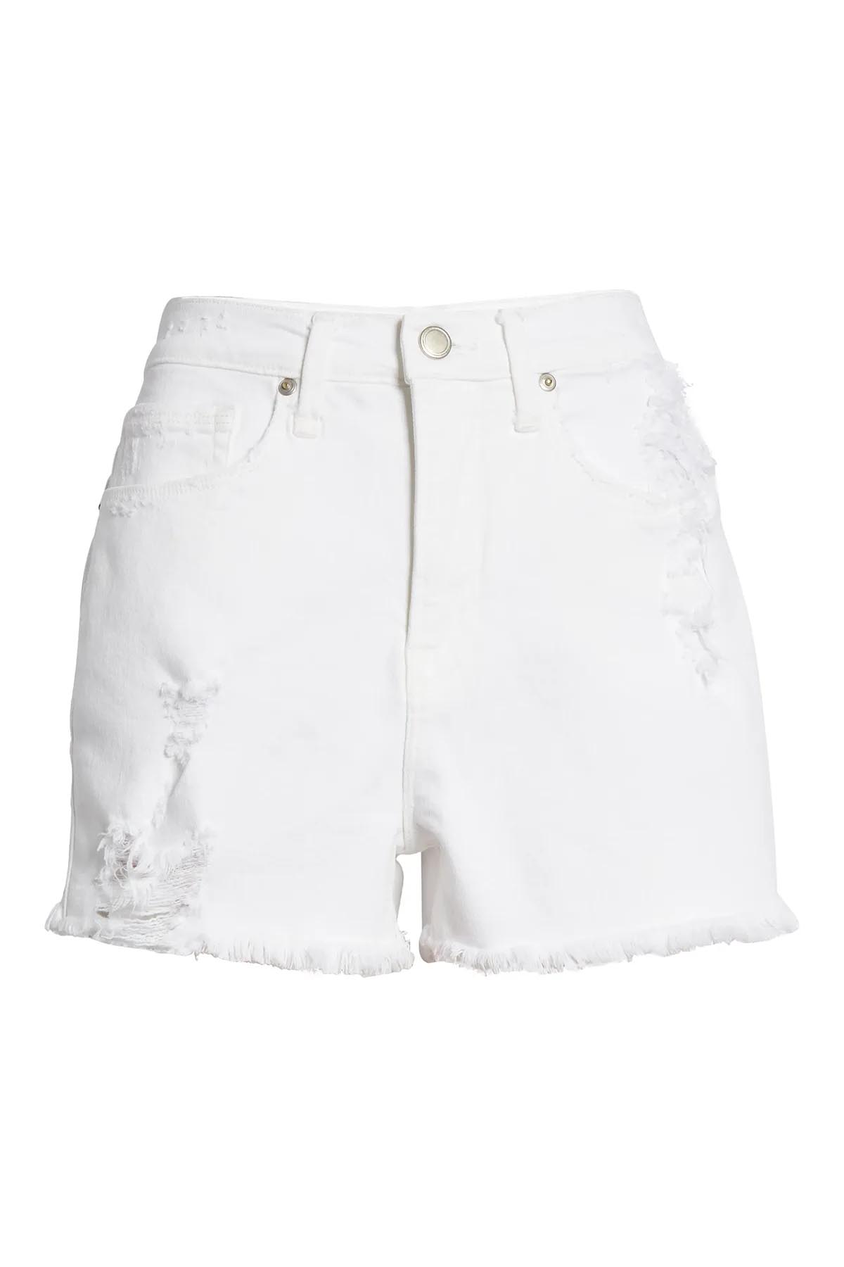 Beyaz Kot Şort