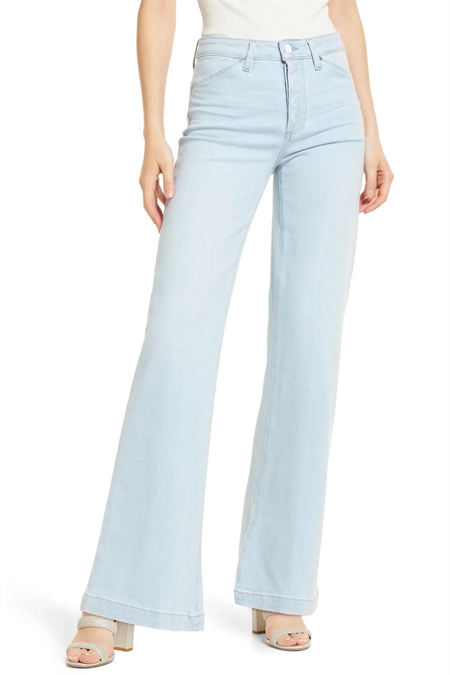 İspanyol Paça Açık Renk Kot Pantolon