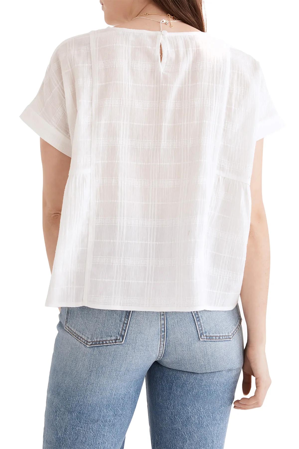 Şile Bezi Beyaz Bluz