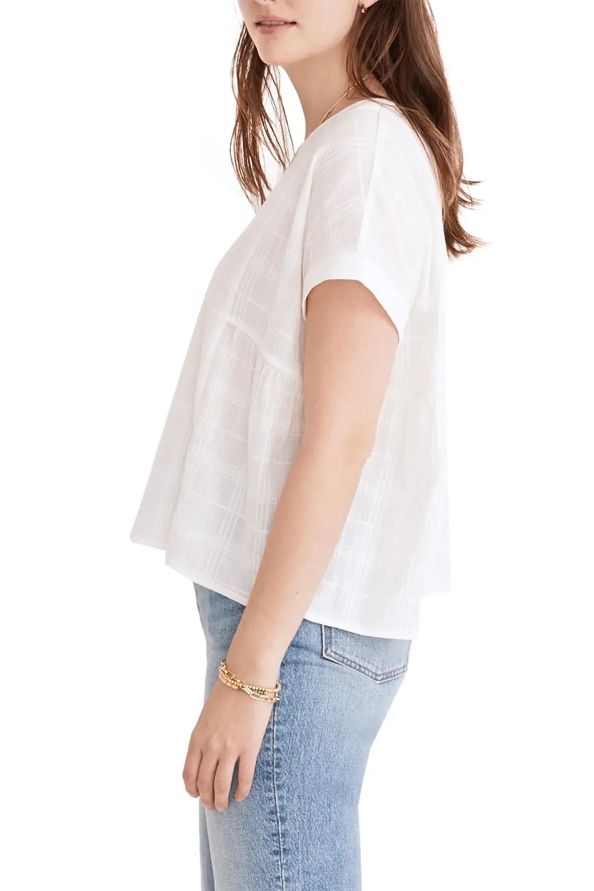 Şile Bezi Beyaz Bluz